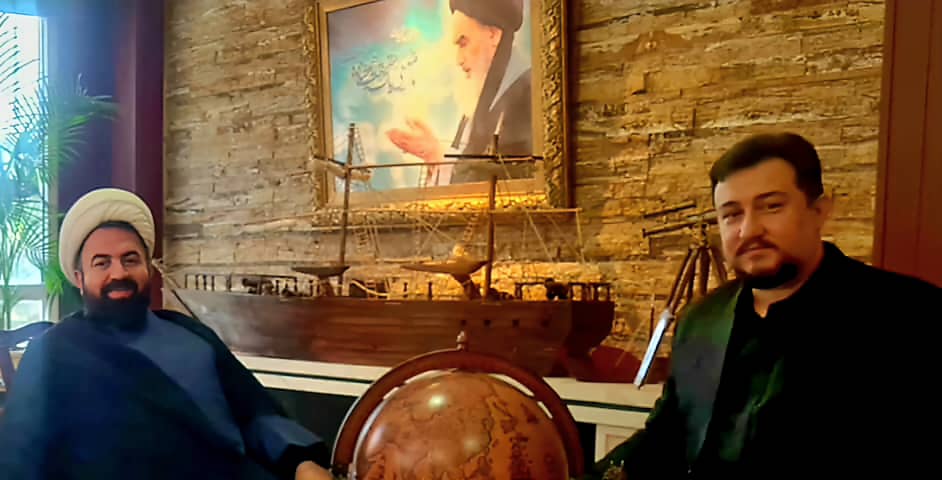 پروفسور علی احتشامی در دیدار با شیخ عبدالله فاطمی نیا	