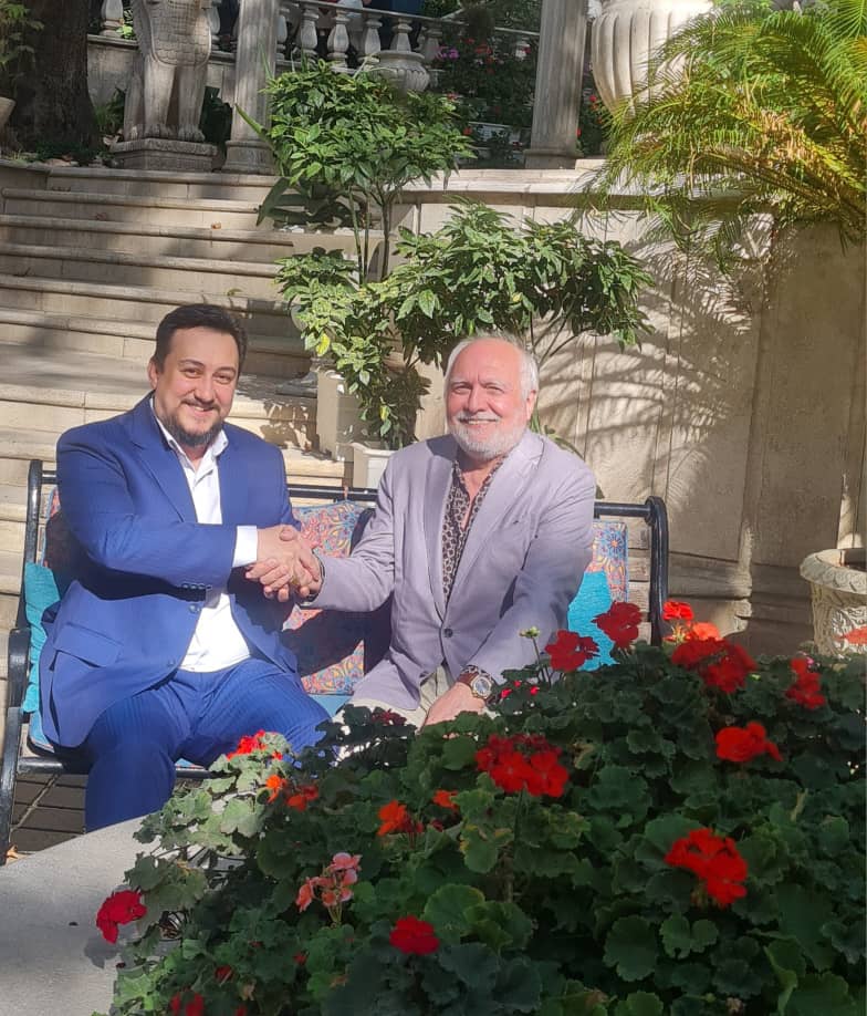 دیدار پرفسور علی احتشامی با آقای عبدالله کاندوف