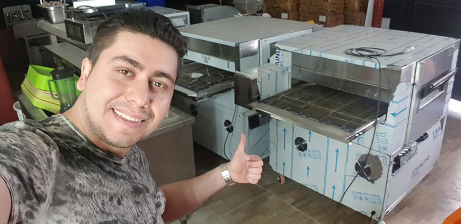 فر پیتزا ریلی