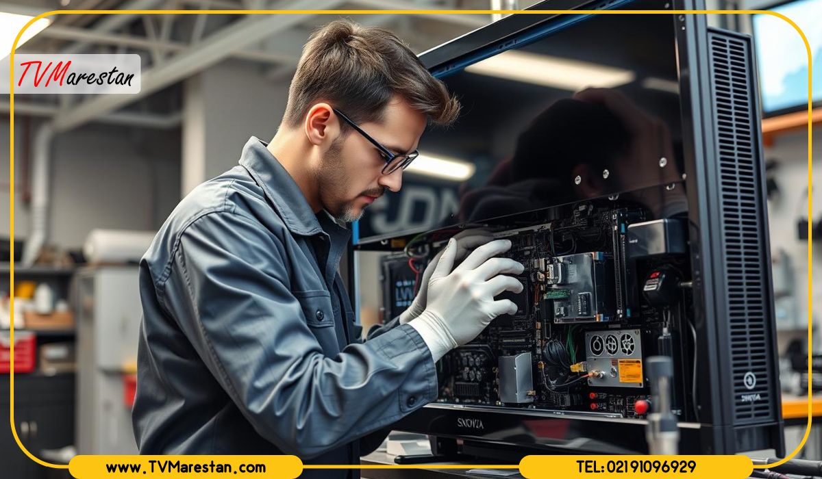 تعمیر تلویزیون led اسنوا ، تی وی مارستان