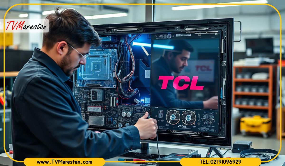 تعمیر برد پاور تلویزیون تی سی ال