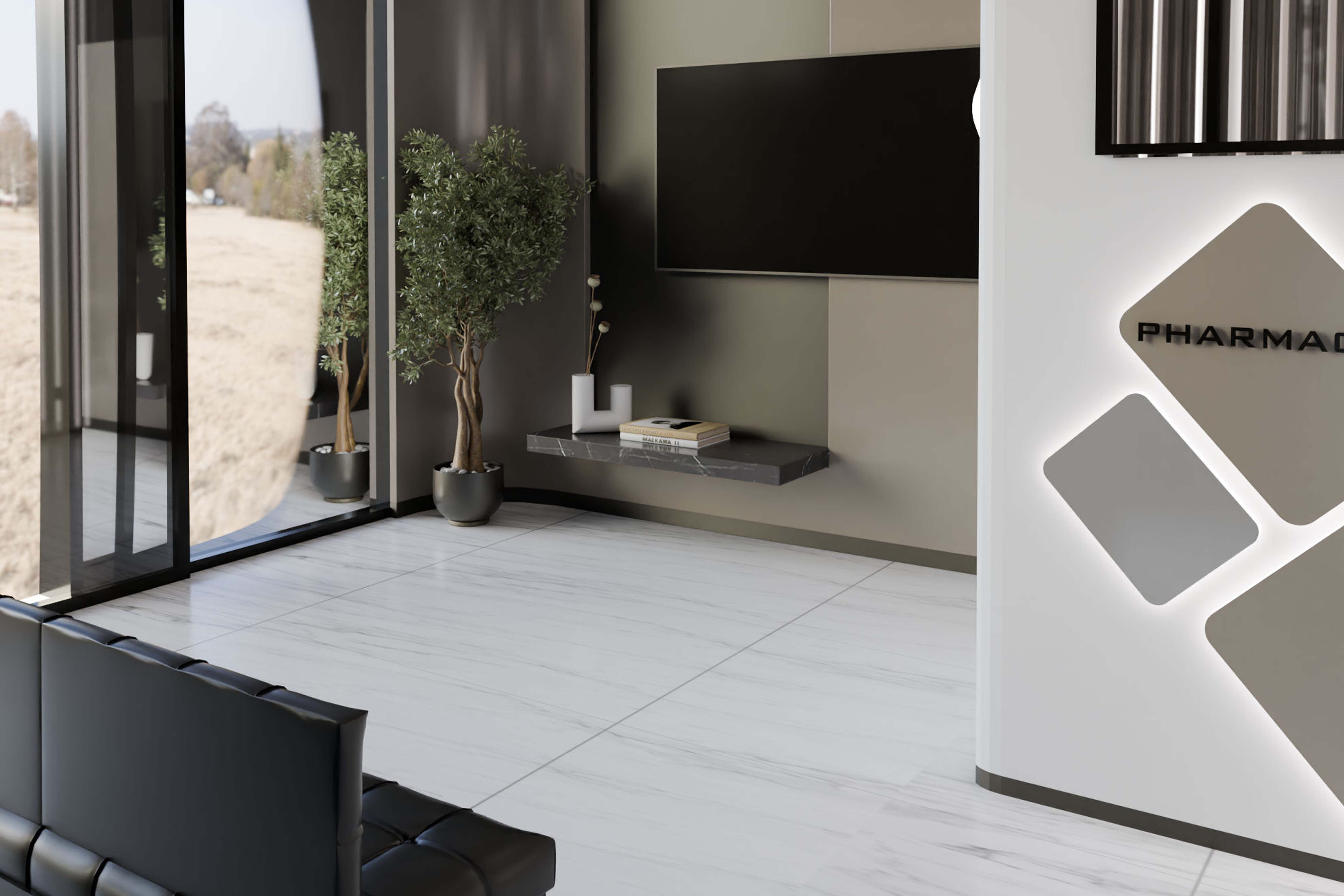 طرحی دکوراسیون داروخانه