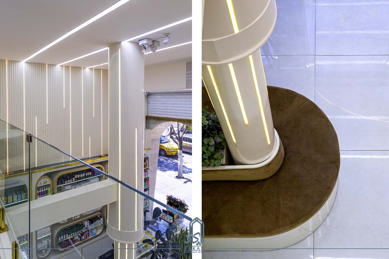 طراحی دکوراسیون داروخانه