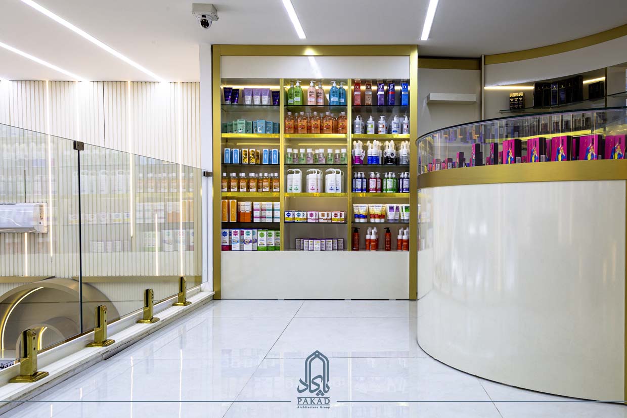 طراحی دکوراسیون داروخانه