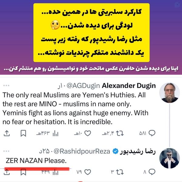 رضا رشید پور سلبریتی