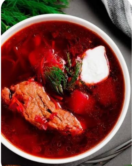 سوپ بورش روسی