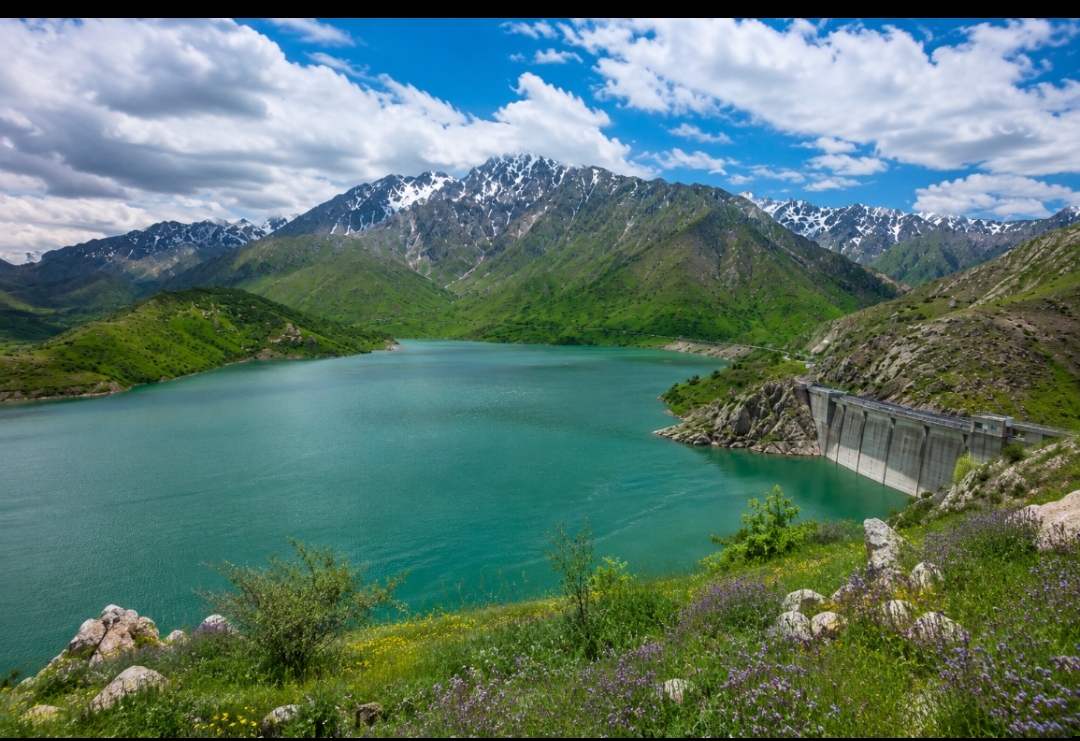 زیبایی خیره کننده سد طرق