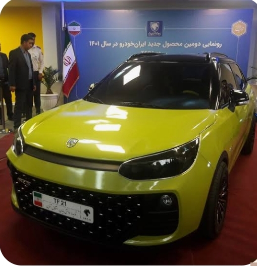 نمونه خودرو هوشمند ساخته شده در ایرانTF21 ایران خودرو