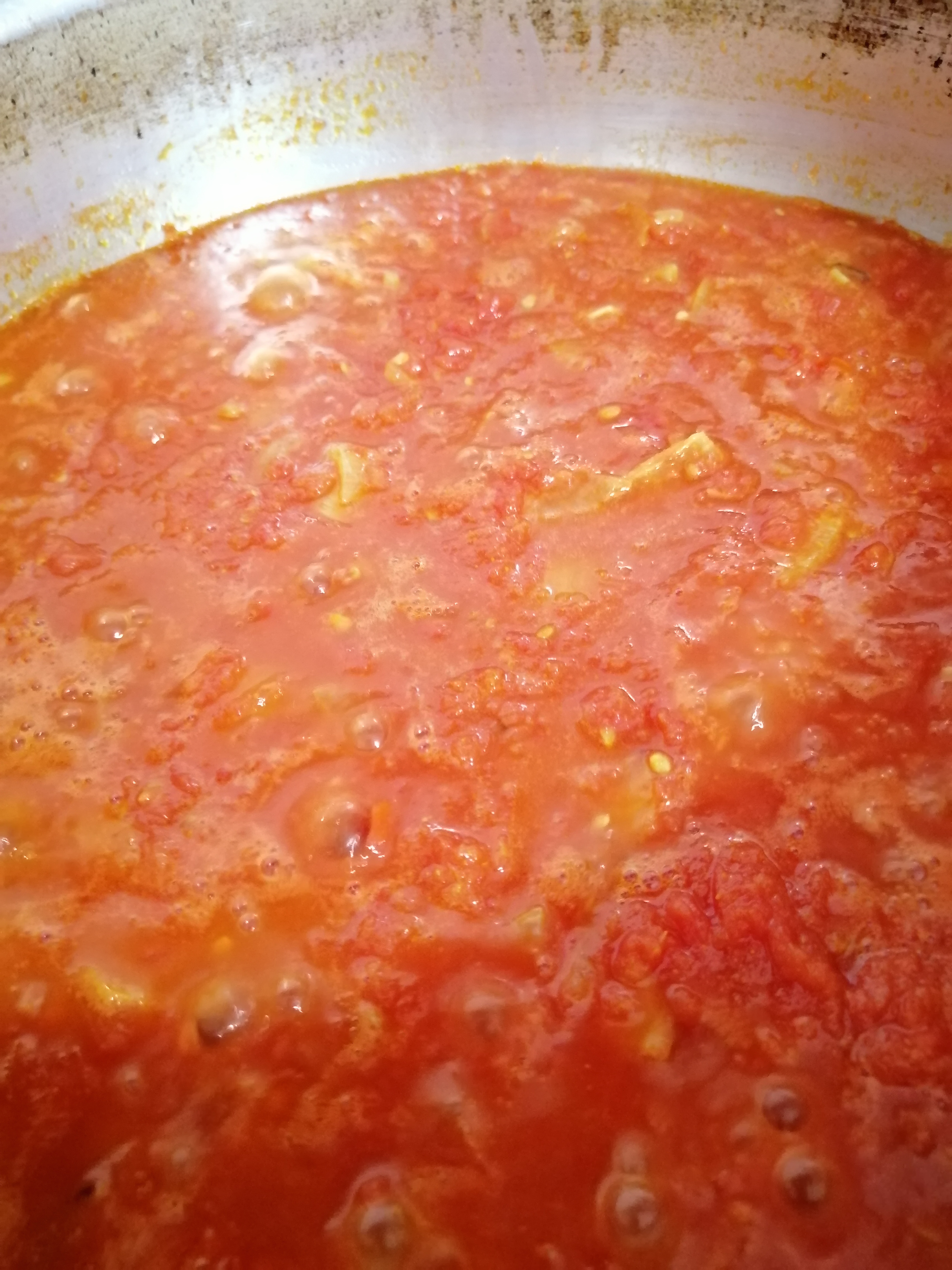 ناهاری که بانوجانم مشغول پختن بود