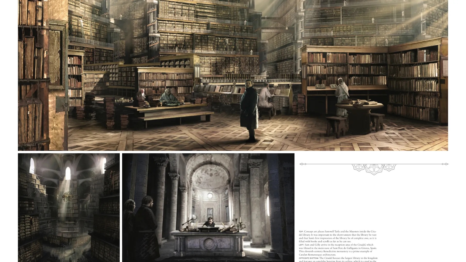 کتاب آرت بوک و دفترچه کانسپت دیزاین سریال «گیم آف ترونز»