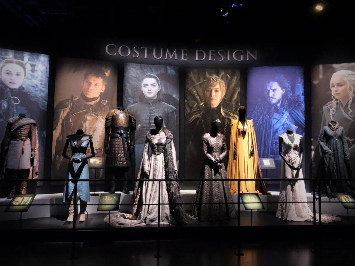 بخشی از مجموعه طراحی لباس سریال «گیم آف ترونز»