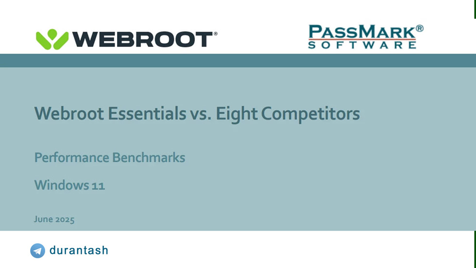 🥇 Webroot Takes 1st Place Again in 2025 PassMark Software Testing of Security Products