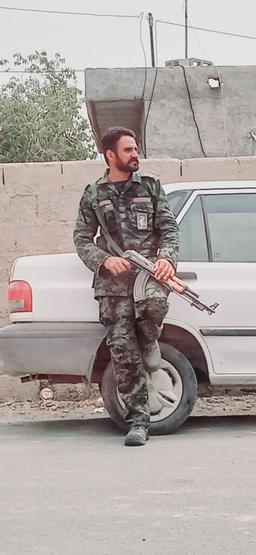 عباس مصطفوی_بسیجی_خدمت