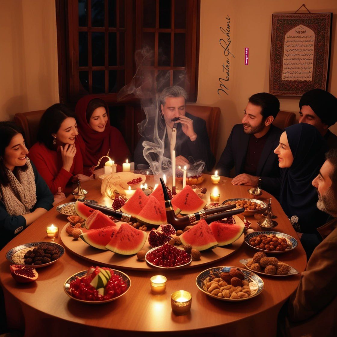 شب یلدا: بلندترین شب سال با پیپ ماسترو رحیمی