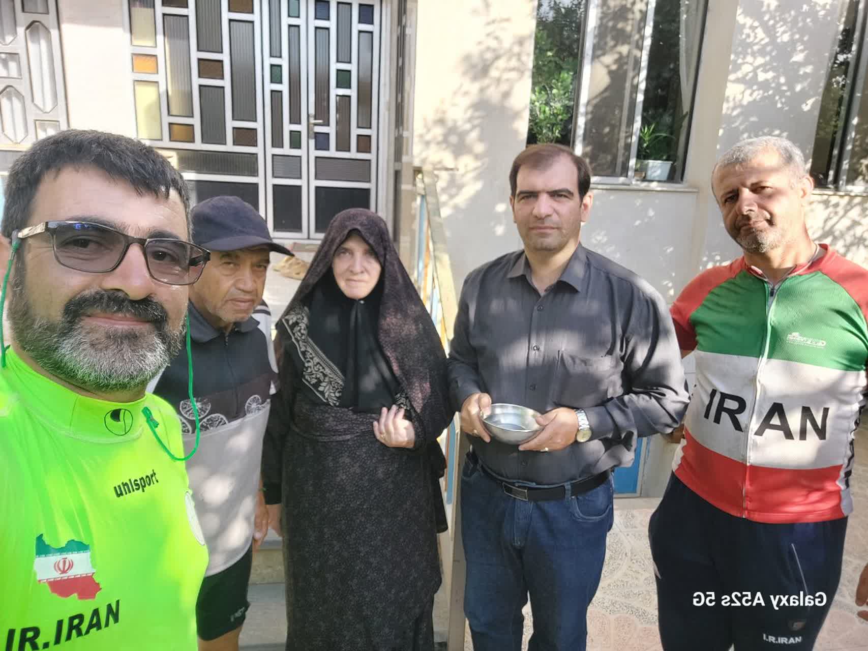 همسر و فرزند شهید والامقام فشی و همرکابان این سفر در اربعین 1403