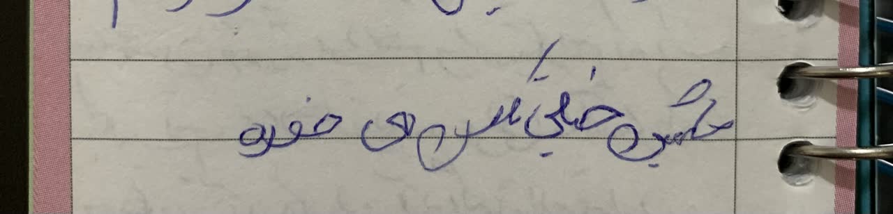 اوایل داخل دفترچه مینوشتم:))) بعد دیدم نمیشه بقیه رو تو نوت گوشی نوشتم. انقدر اوایلش ماشین تکون میخورد و منم خطم بده که خیلی نمیتونم بخونم چی نوشتم....
