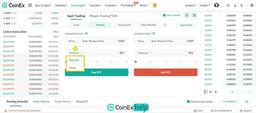 آموزش کامل استفاده از سفارش بازار (Market Order) در صرافی کوینکس (CoinEx)