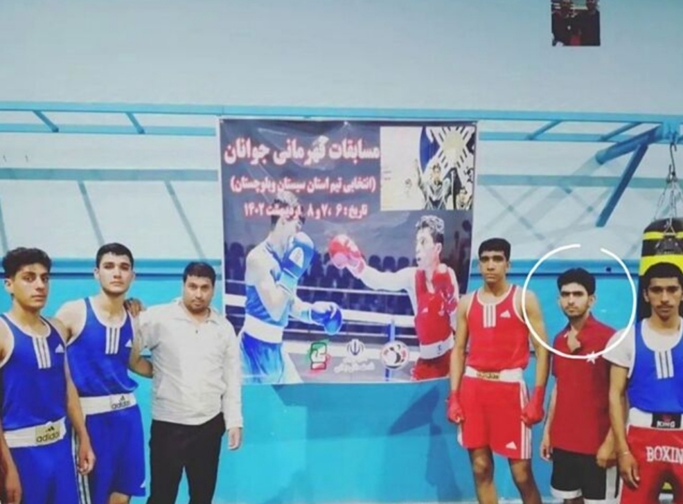 تیم منتخب بوکس استان،شهید امیر احمد غفران فرید