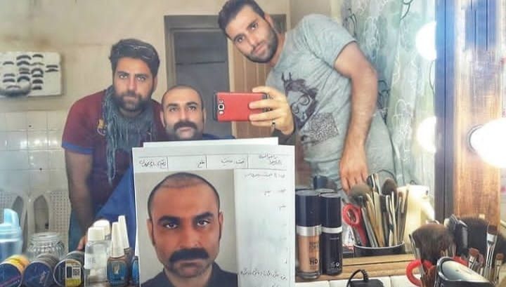 اتاق گریم سریال نفوذکار جوادشمقدری