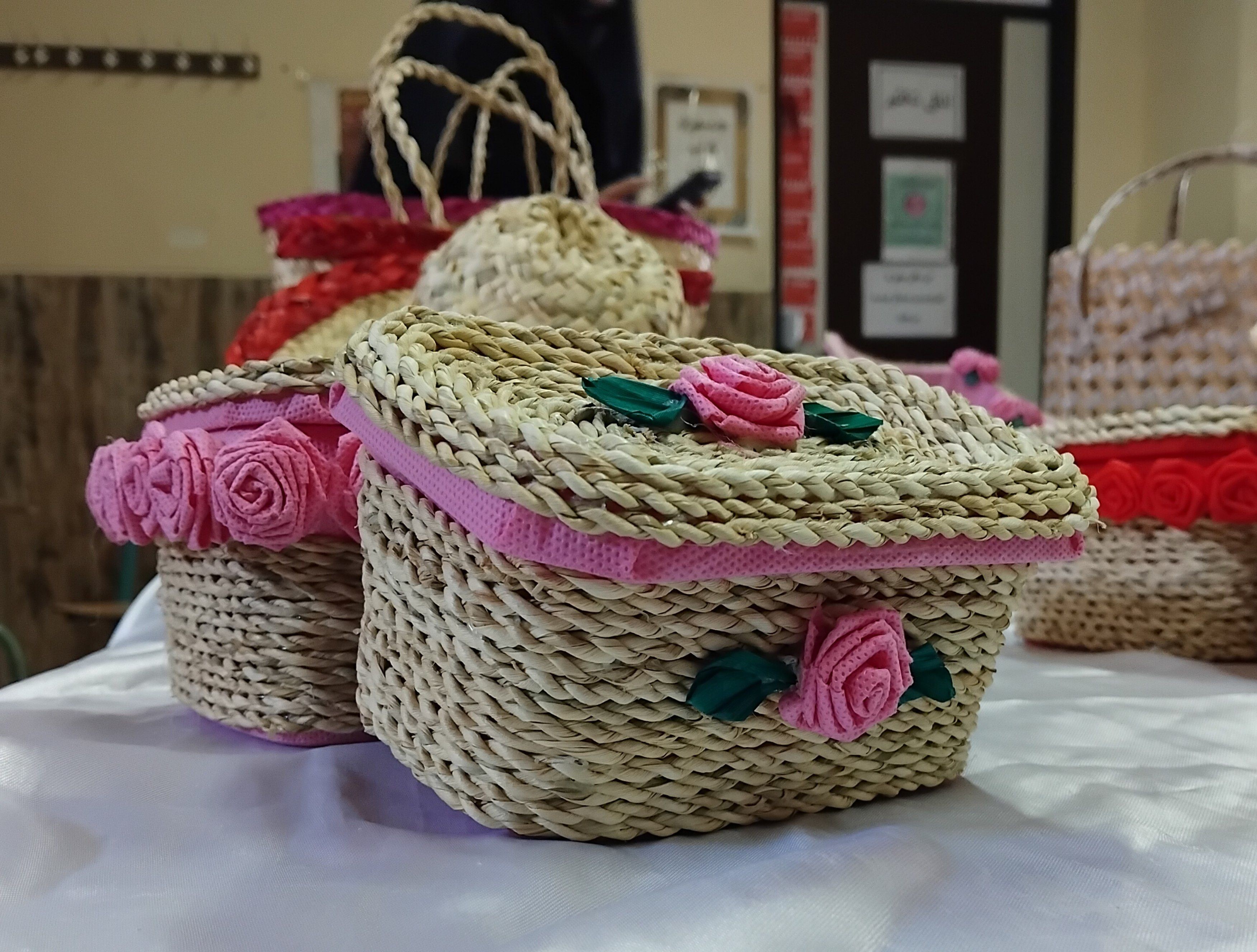 نمونه محصولات حصیر بافی