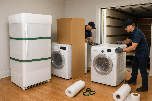 نحوه بسته بندی اقتصادی برای وسایل بزرگ