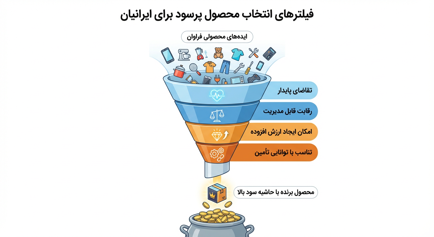 فیلترهای انتخاب محصول پرسود برای ایرانیان برای فروش در آمازون