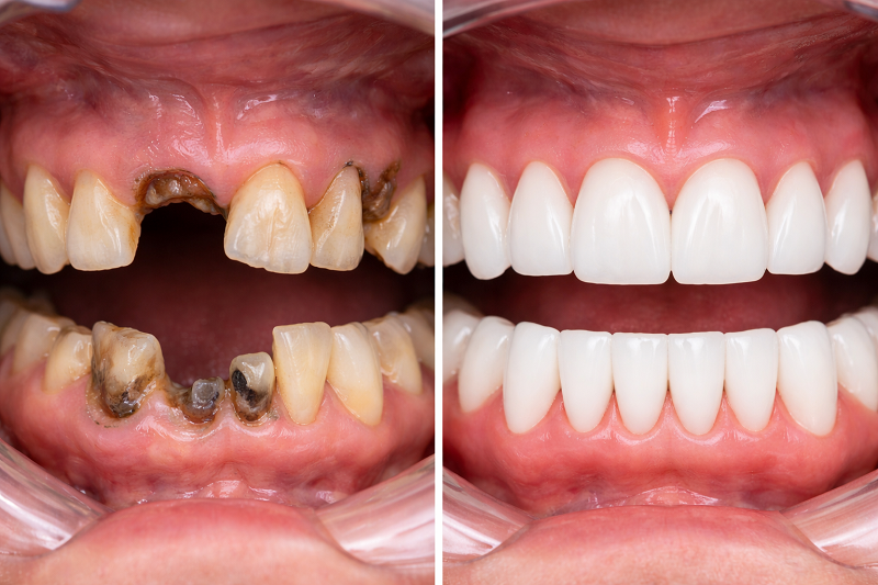 نمونه کار ایمپلنت دندان در شیراز