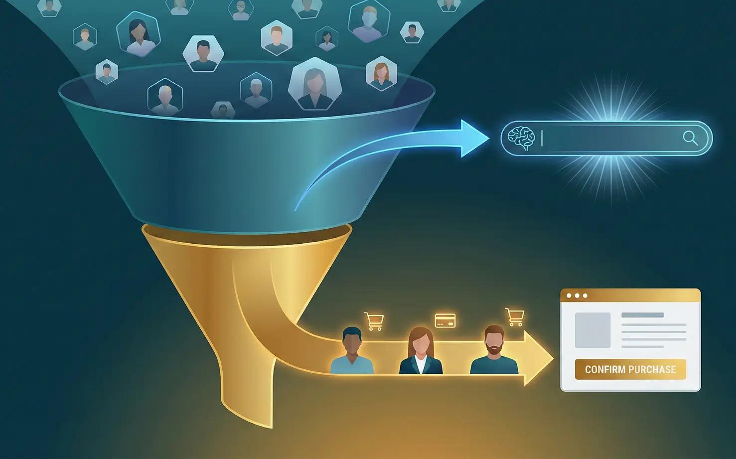 قیف فروش در سئو