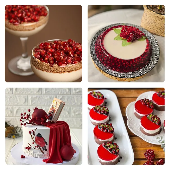 تزیین دسر یلدایی برای سفره شب یلدا