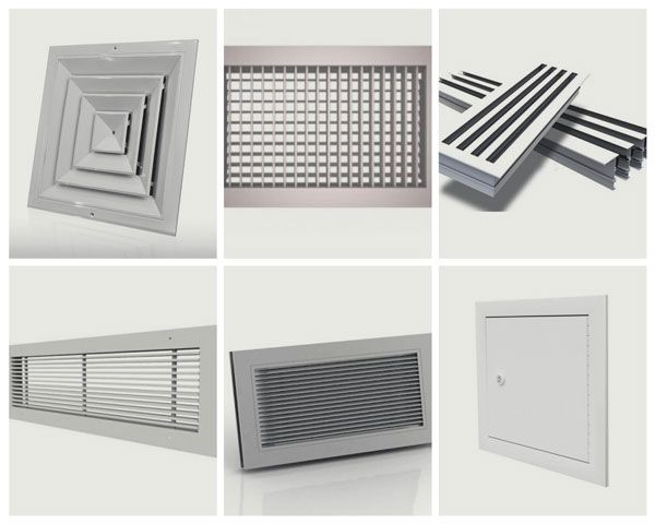 انواع دریچه کولر