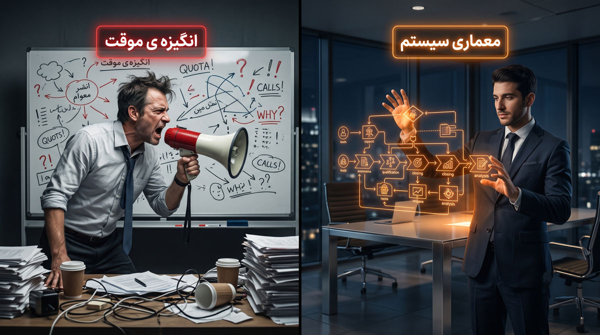 معماریِ بازگشتِ سرمایه - پروتکلِ ۳ فازیِ جراحیِ سیستم فروش