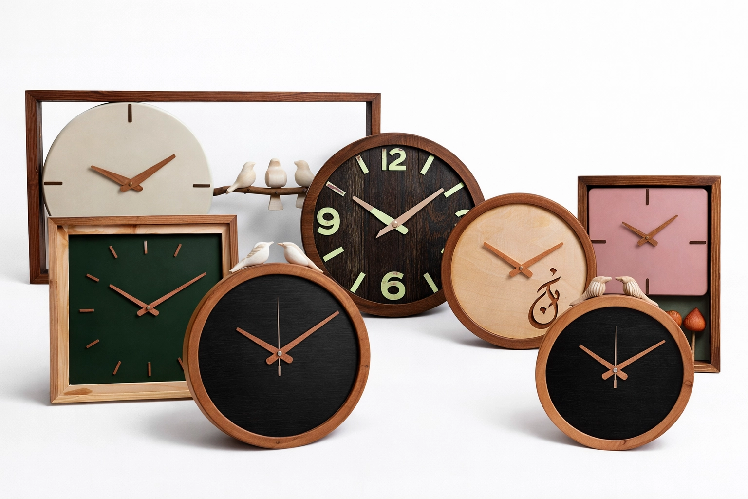 لیست قیمت خرید ساعت دیواری دکوراتیو چوبی و چرخ‌دنده‌ای با فروش قسطی و ارسال سریع