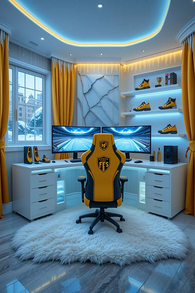 بهترین نورپردازی در اتاق گیمینگ