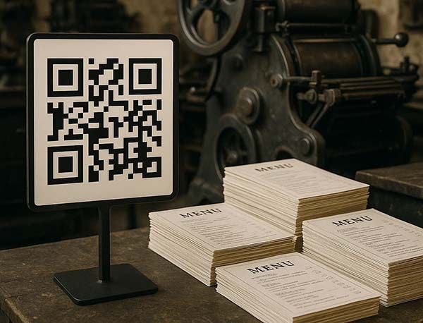 منو دیجیتال چگونه بازار چاپ و طراحی منو را تغییر داد؟