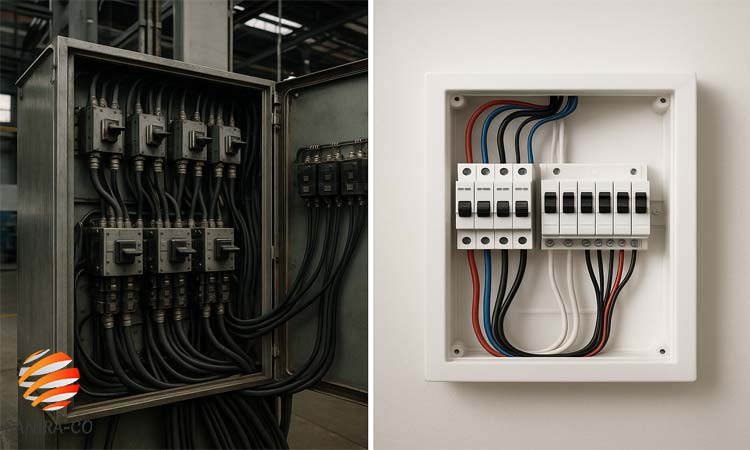 ولتاژ قابل تحمل در تابلو برق صنعتی و خانگی
