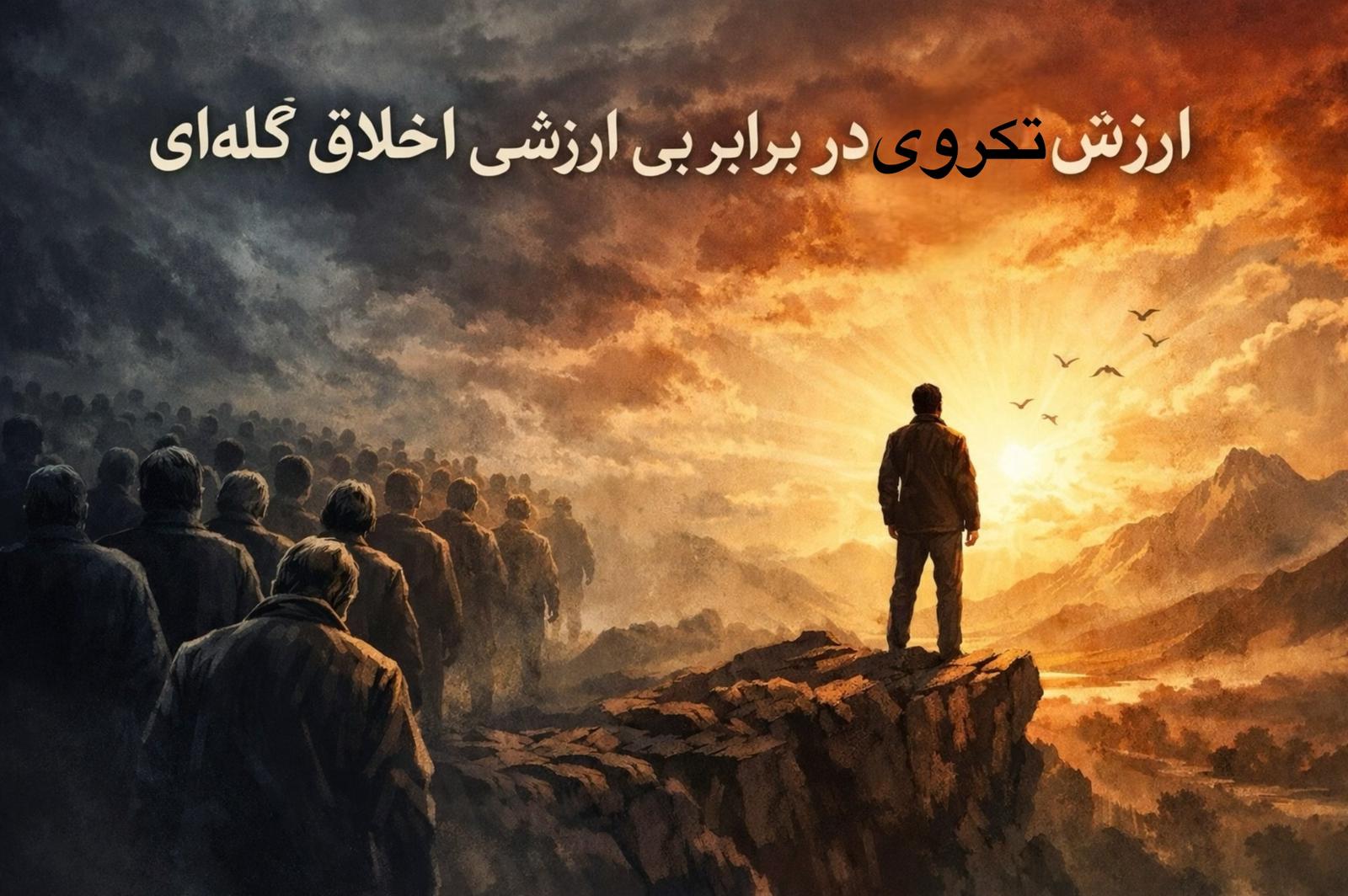 ارزش تک‌روی در برابر بی‌ارزشی اخلاق گله‌ای