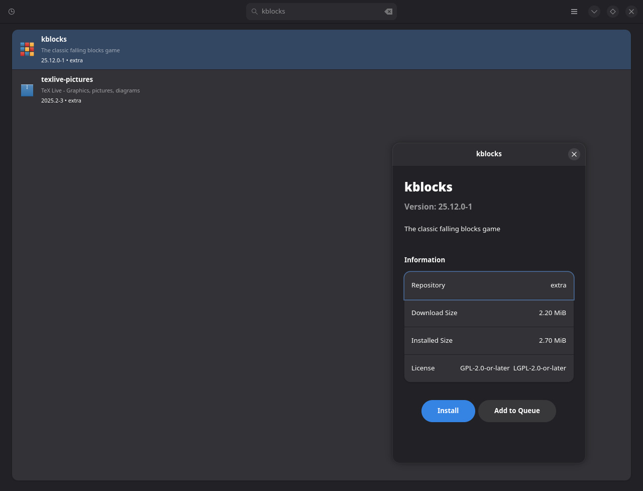 مدیر بستهٔ گرافیکی پارچ، برای نصب ساده تر برنامه ها (دستور)