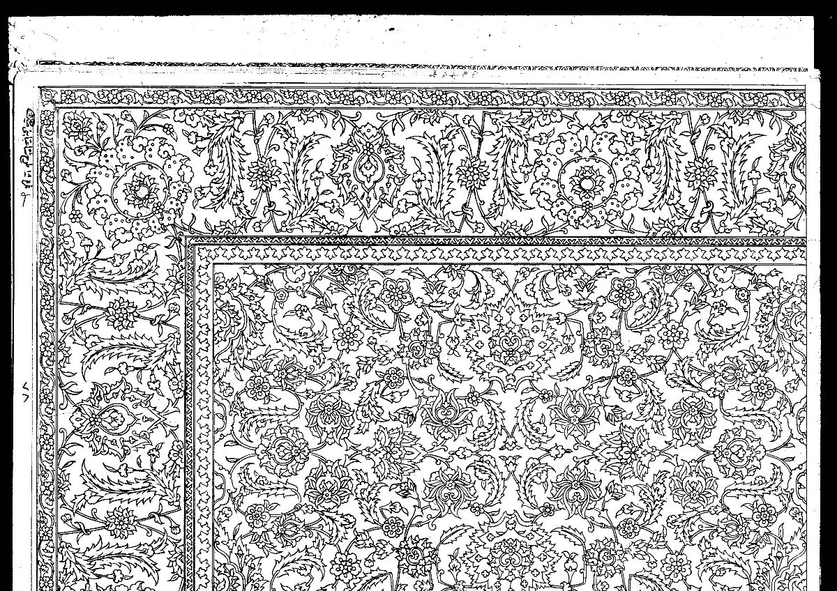 توجه به اندازه شاه‌‌عباسی در ایجاد ترکیب‌بندی