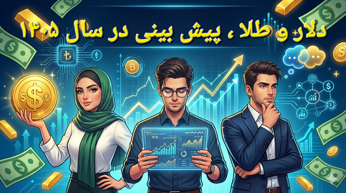 پیش بینی طلا و دلار در سال ۱۴۰۵