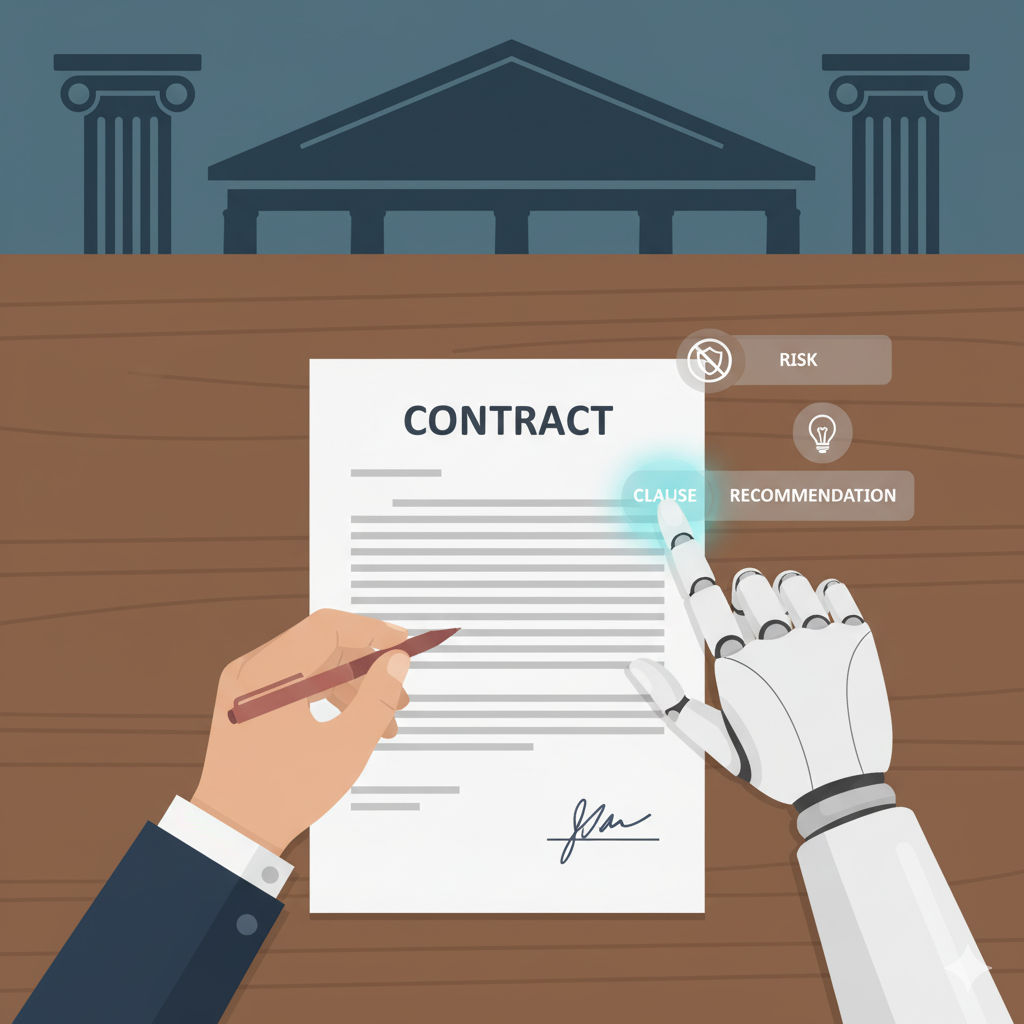 هوش مصنوعی حقوقی یکی از بهترین ابزارها برای تنظیم و بررسی قراردادها است