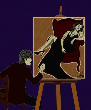 پُرتره‌ی جا‌ن‌دار.