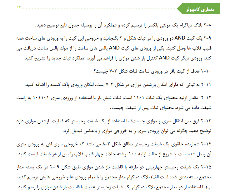 دانلود کتاب معماری کامپیوتر موریس مانو