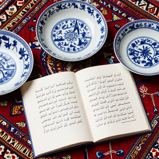 کتاب نغمه نگارش شاهنامه به روایت تصاویر بر روی فرش و کاسه‌های چینی شاهنامه موزیکال با خط پهلوی