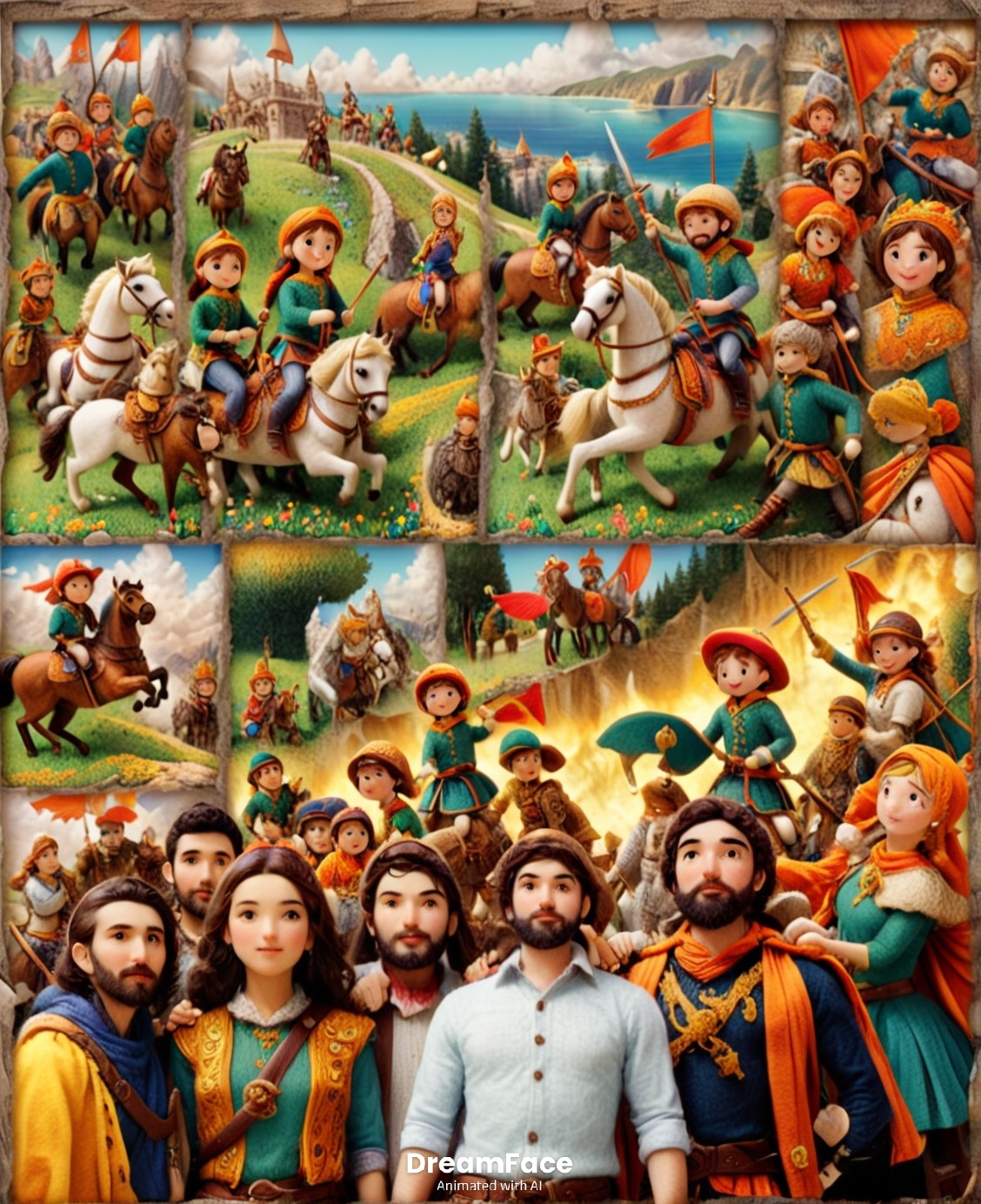 تصویر متعلق به فصل ۴۹ پادشاهی بهرام گور در فیلم موزیکال شاهنامه موزیکال میباشد