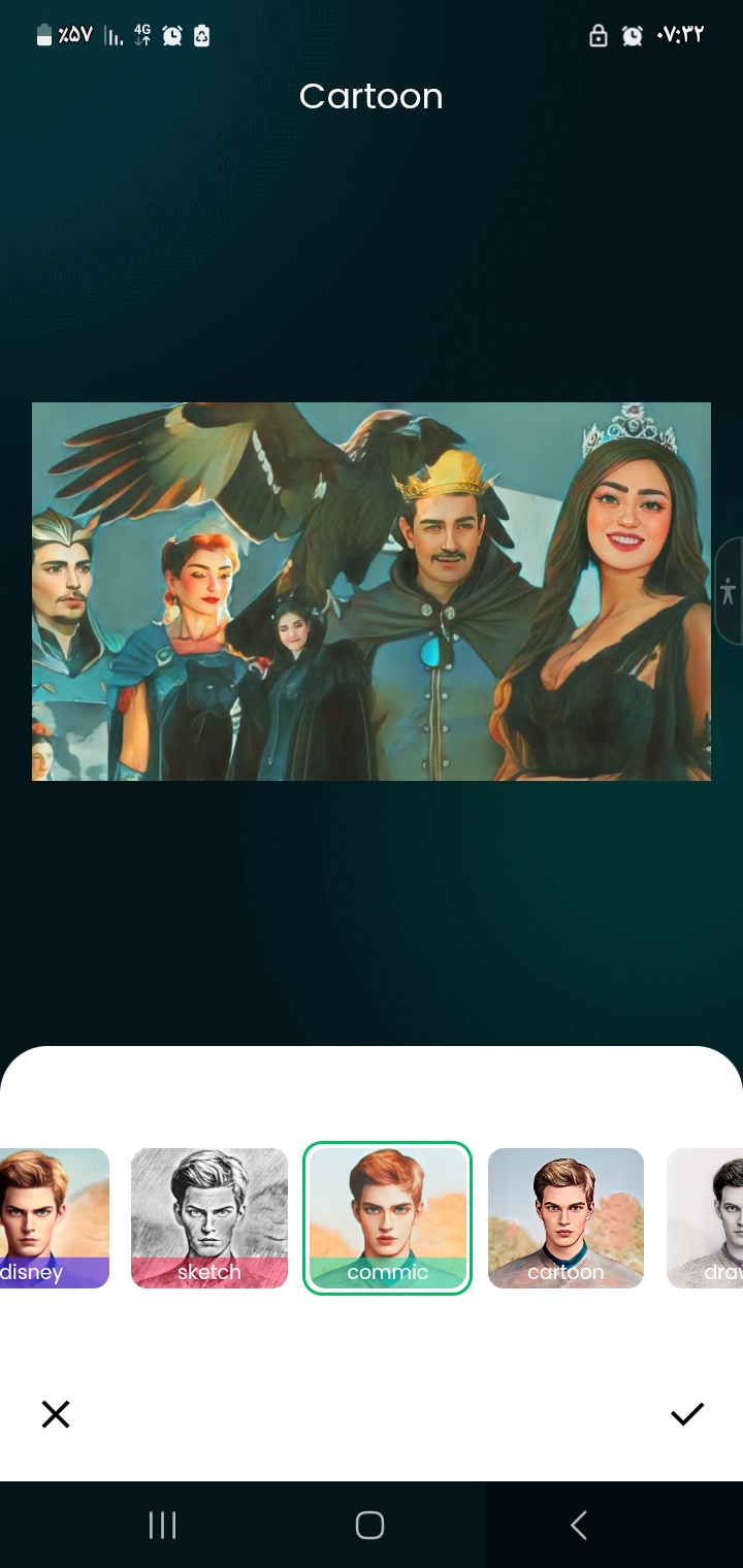 تصویر پادشاهی نوشینروان از پروژه ملی میهنی شاهنامه موزیکال تصویر برای زمان چهره سازی یکی از قسمتها میباشد