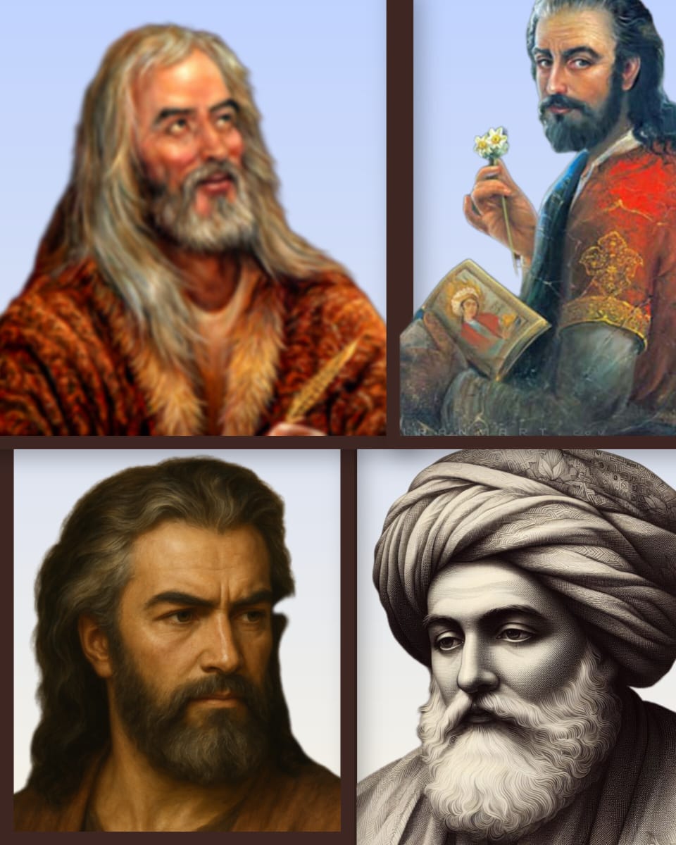 تصاویر حافظ در سنین مختلف در استفاده شده در نمایش آهنگین حافظ حافظ موزیکال