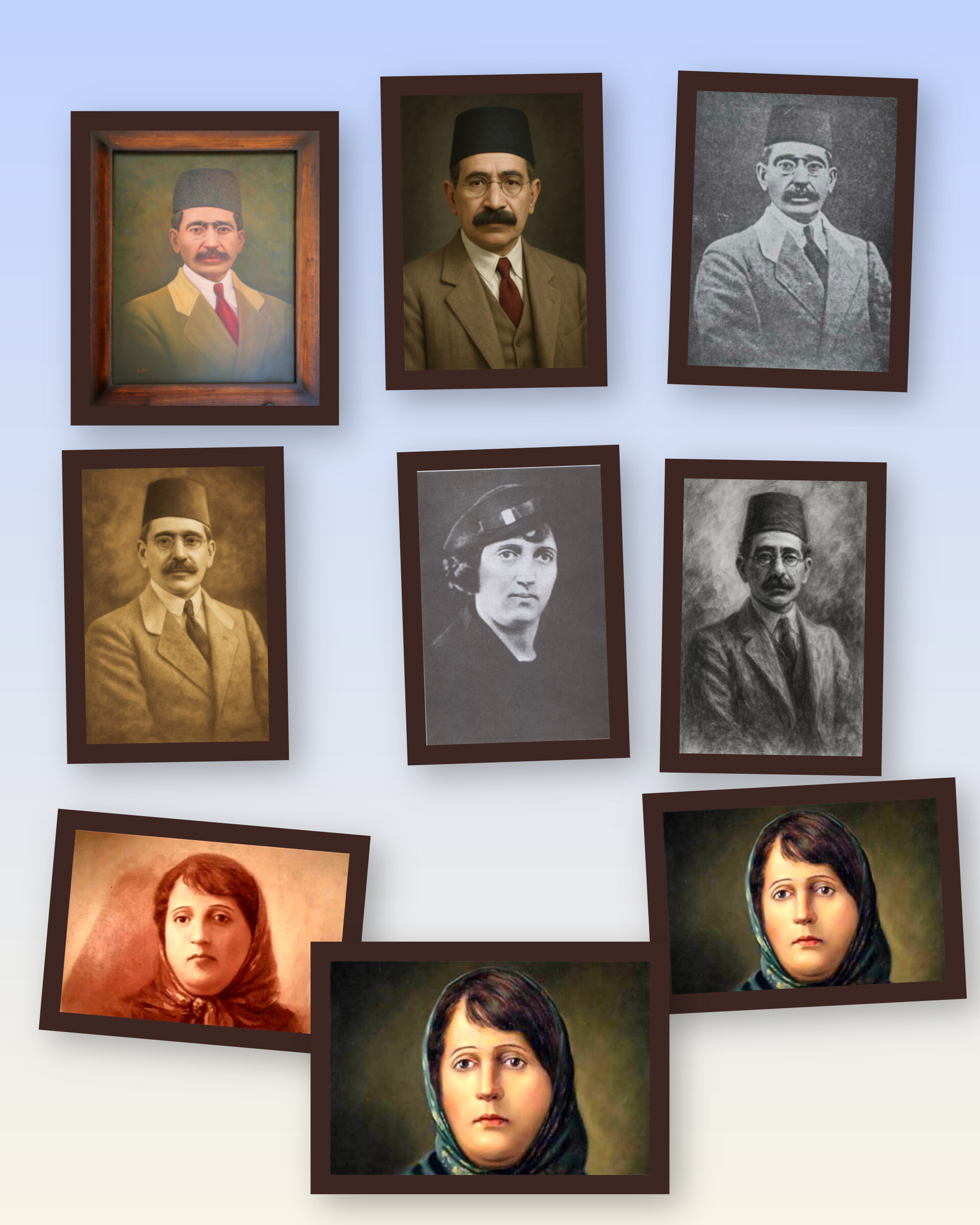 تصاویر استفاده شده در پروژه آهنگین نمایش ادبیات فارسی ایرج میرزا موزیک