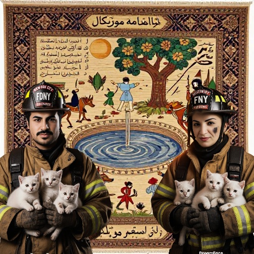 برگرفته از کتاب شخصی‌سازی شده که تصاویر روایت شاهنامه بر روی فرش‌های ایرانی چاپ شده است