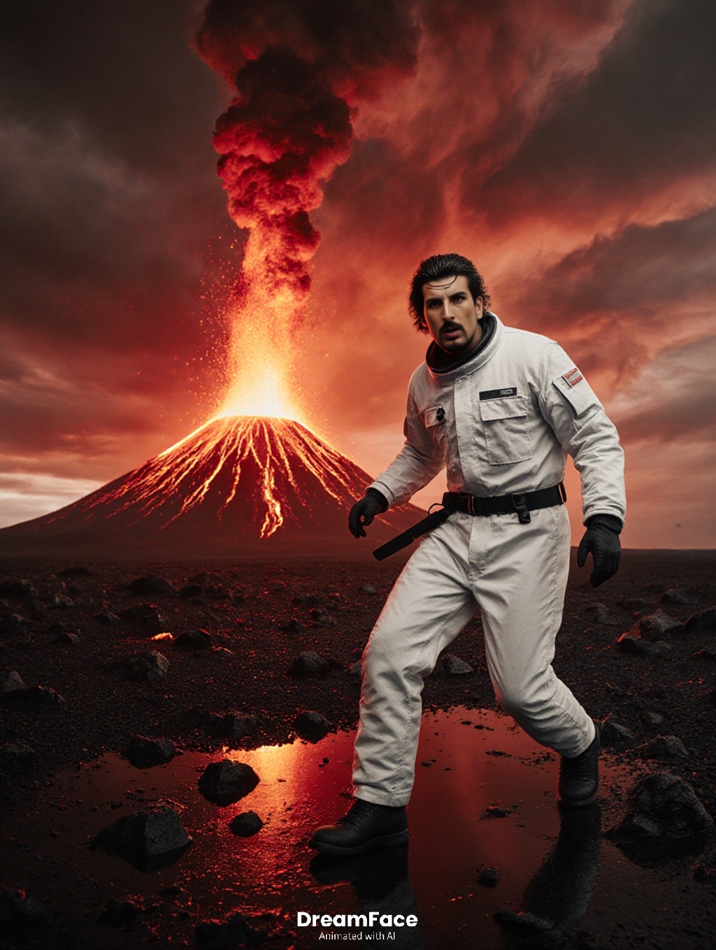 تصویر نمایشی از یکی از صحنههای شاهنامه موزیکال